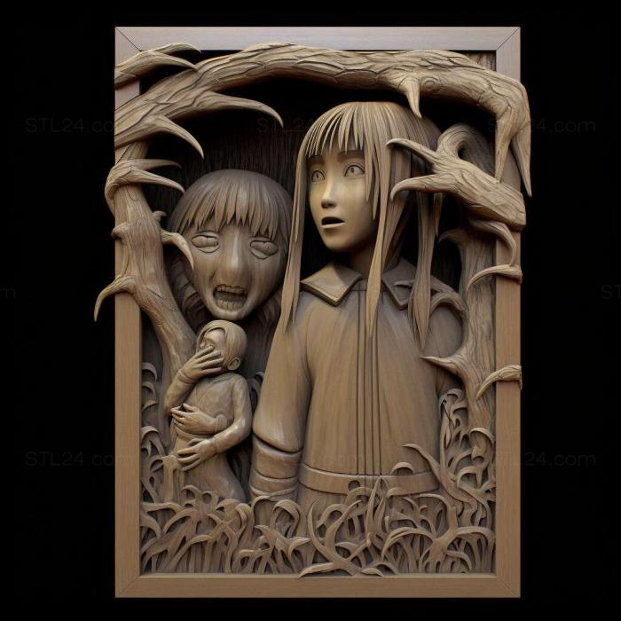 Characters (st spirited away 1, HERO_809) 3D models for cnc